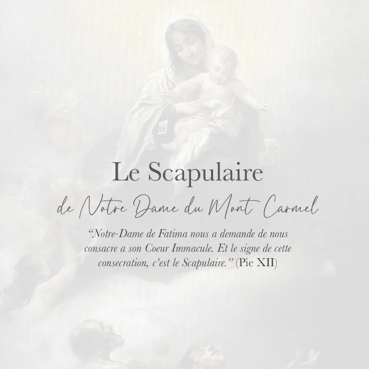 l'atelier of: "The Scapular of Our Lady of Mount Carmel"